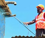 شهرداری کابل خانه‌های دامنه‌های کوه را رنگ می‌کند
